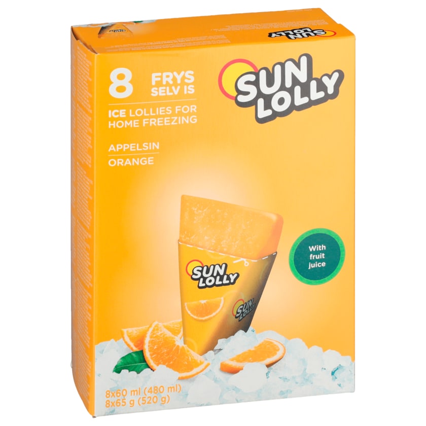 Sun Lolly Wassereis Orange 480ml